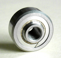 assembled self aligning single row bearing